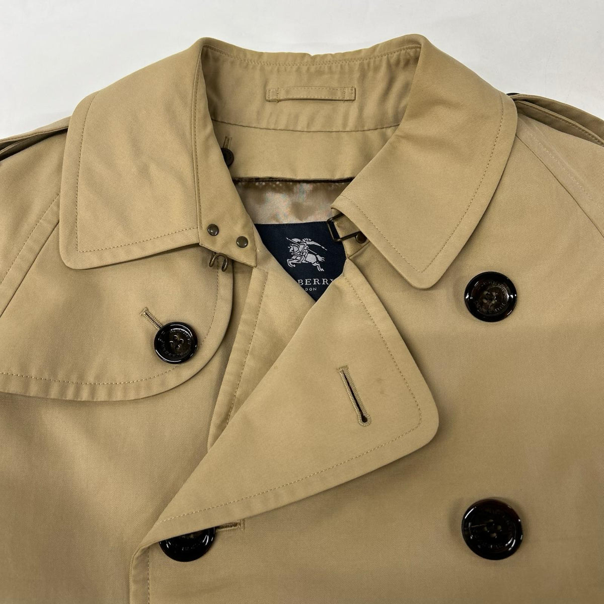 Burberry LONDON A1A19-877-42 Lined Cotton Coat Beige Size M