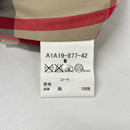 Burberry LONDON A1A19-877-42 Lined Cotton Coat Beige Size M