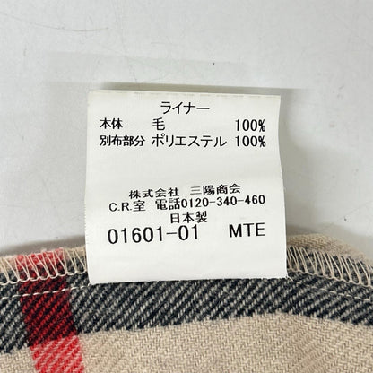 Burberry LONDON A1A19-877-42 Lined Cotton Coat Beige Size M