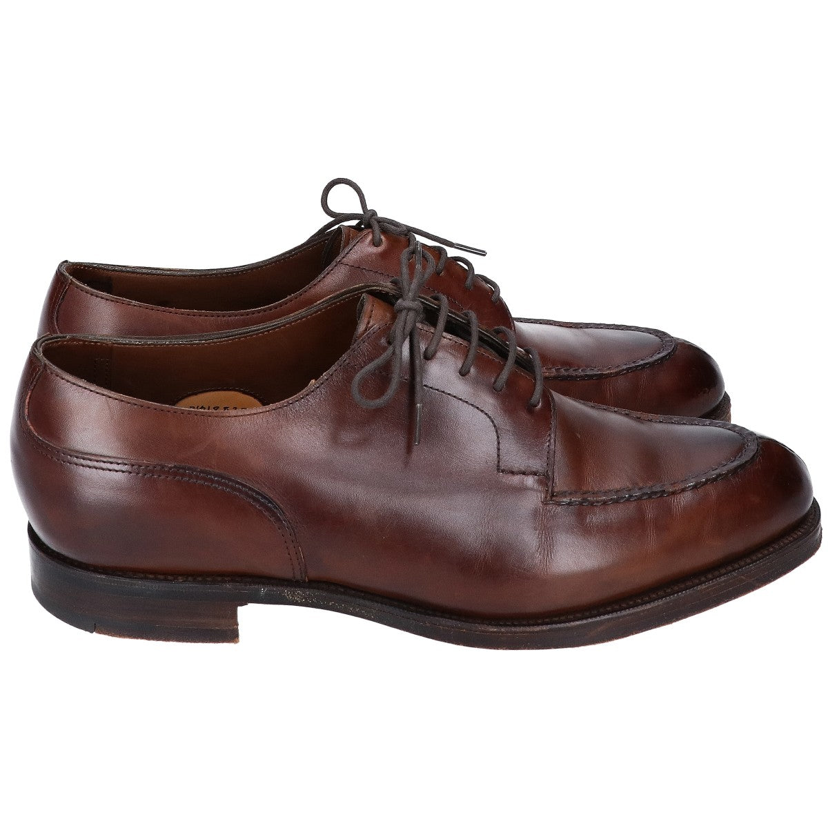 EDWARDGREEN Dover Split Toe Derby Oak Antique Size UK 7.5