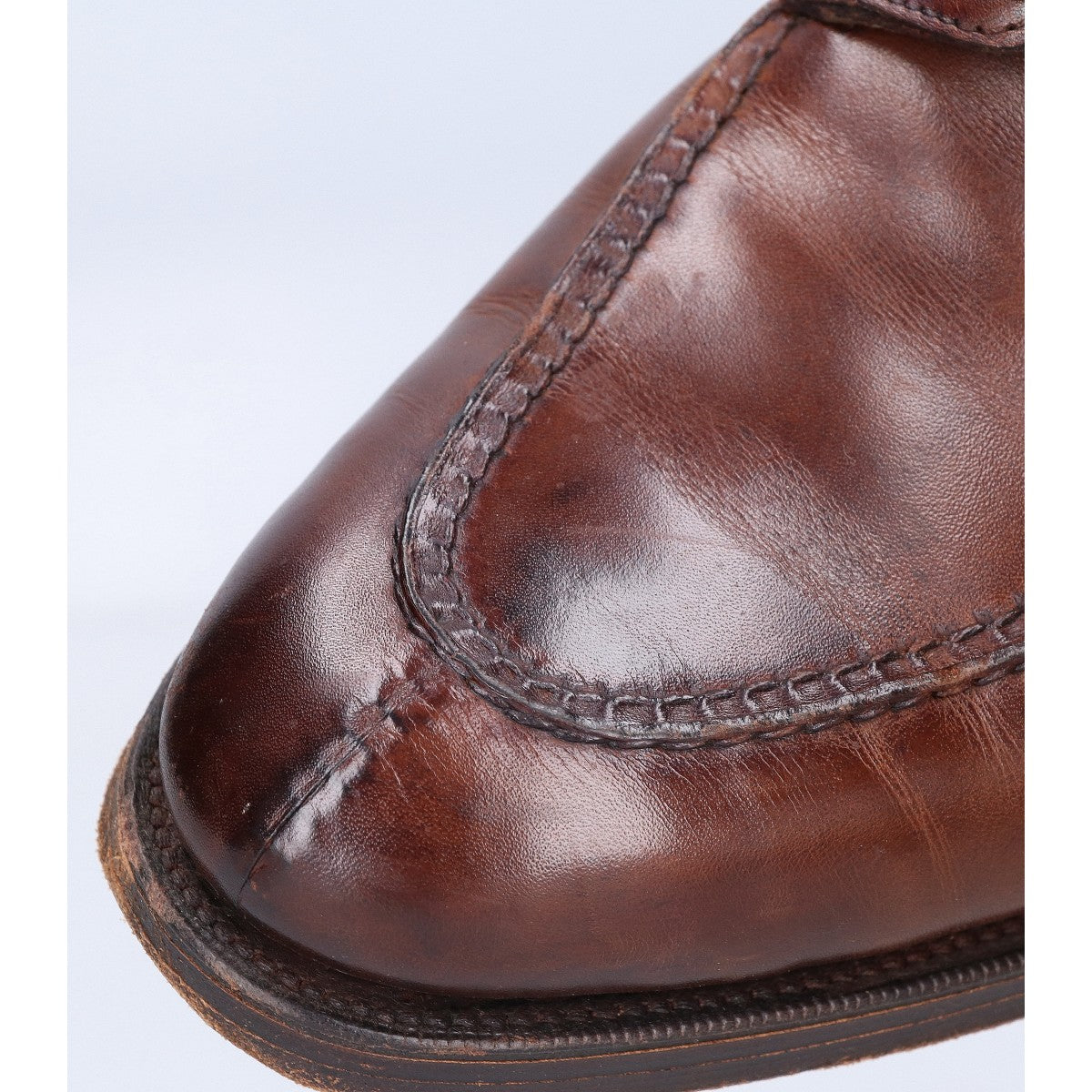 EDWARDGREEN Dover Split Toe Derby Oak Antique Size UK 7.5