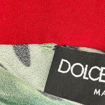 DOLCE&GABBANA Tropical King & Orchid Rayon Hoodie Size XL