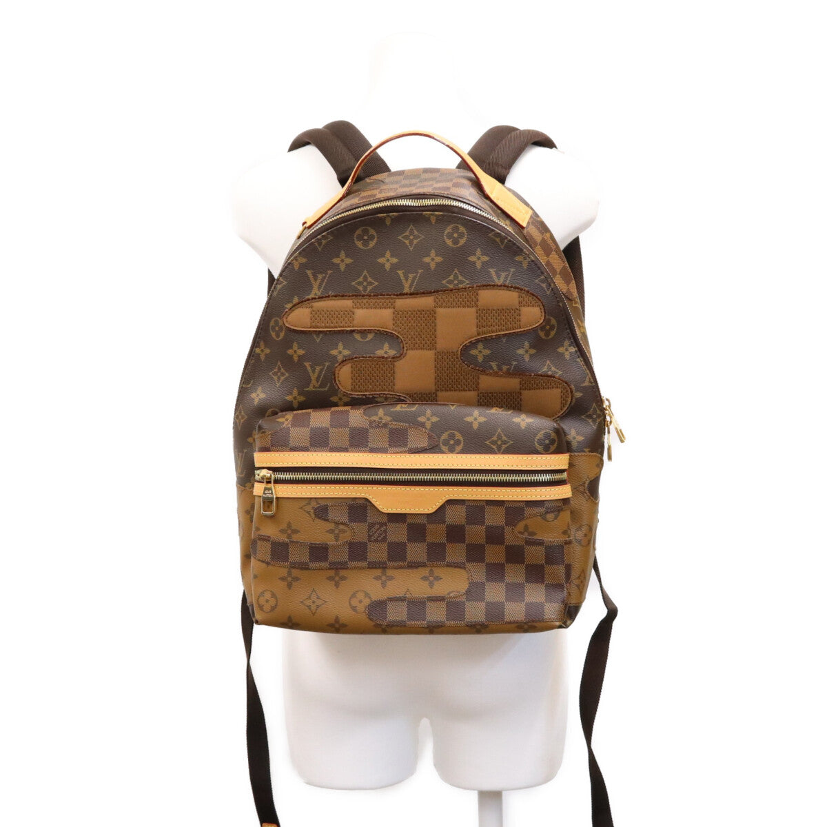 LOUIS VUITTON Monogram Discovery Backpack PM Brown