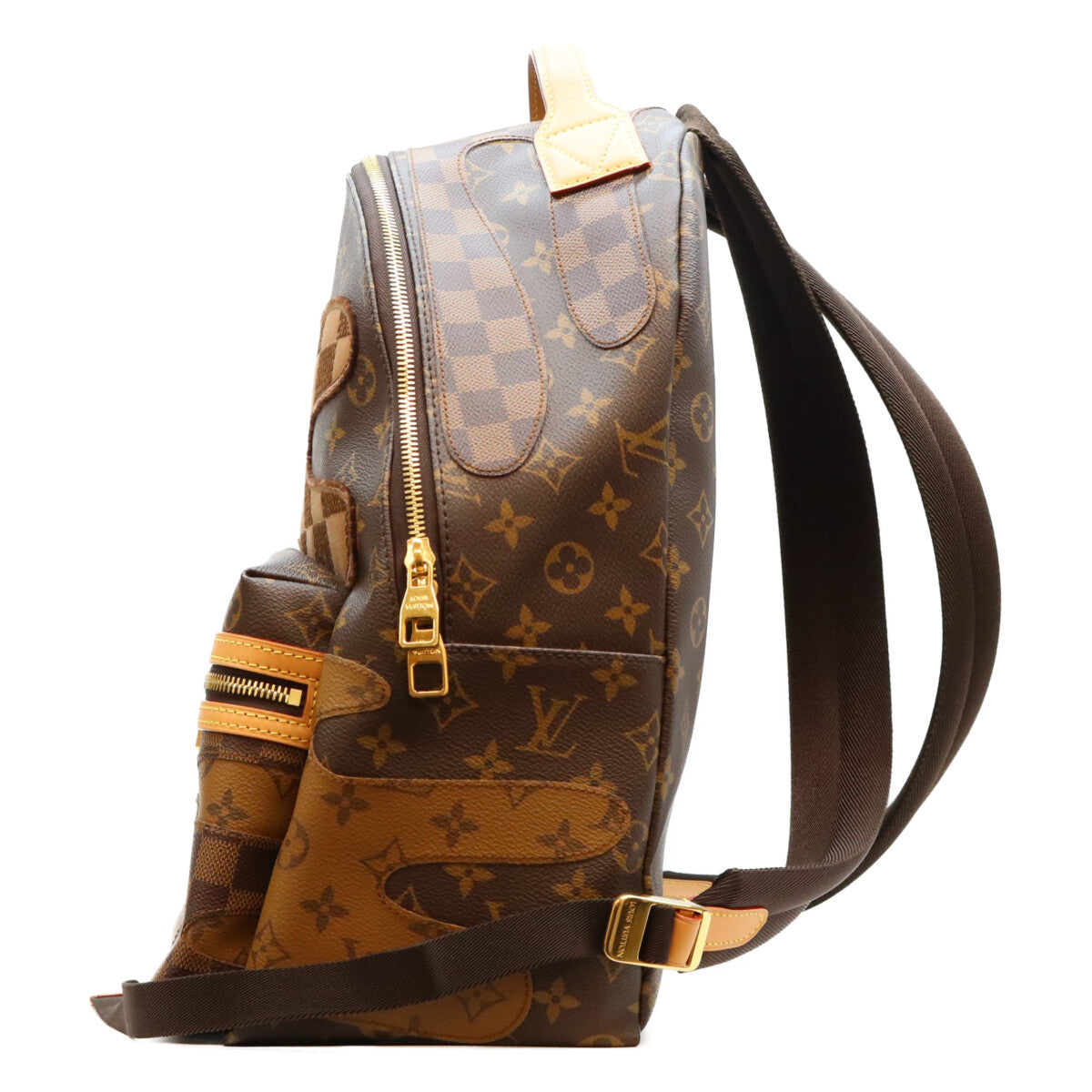 LOUIS VUITTON Monogram Discovery Backpack PM Brown