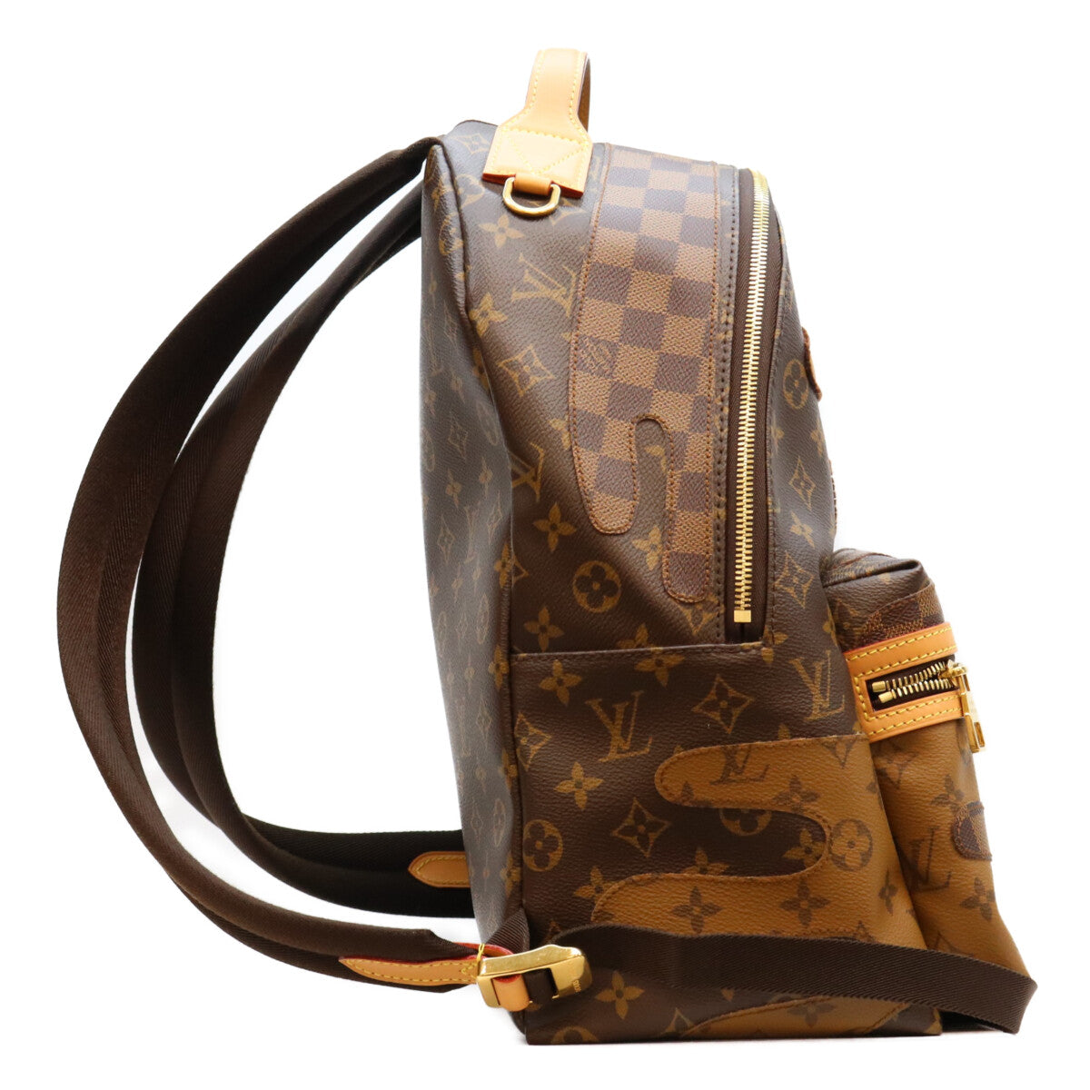 LOUIS VUITTON Monogram Discovery Backpack PM Brown