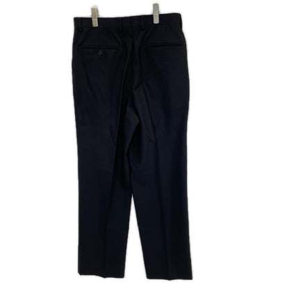 YvesSaintLaurent 2-Tuck Wool Pants Black Size 82