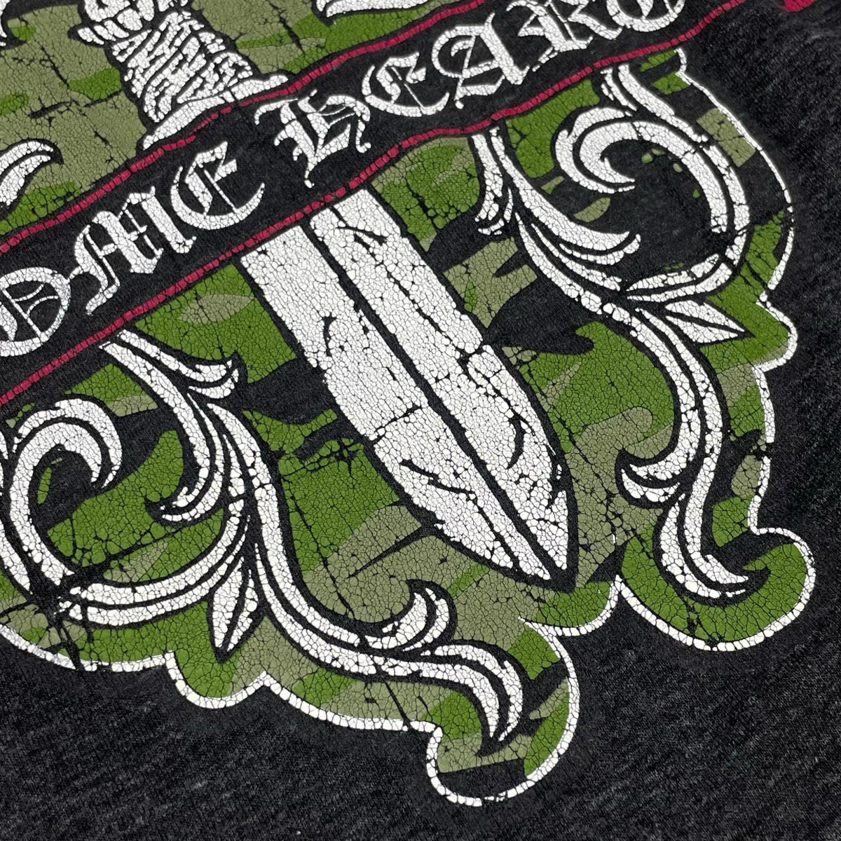 Chrome hearts Old Camo Vine Dagger T-Shirt Size M