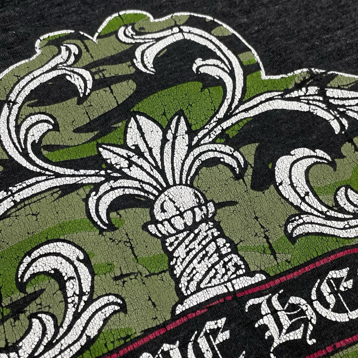 Chrome hearts Old Camo Vine Dagger T-Shirt Size M