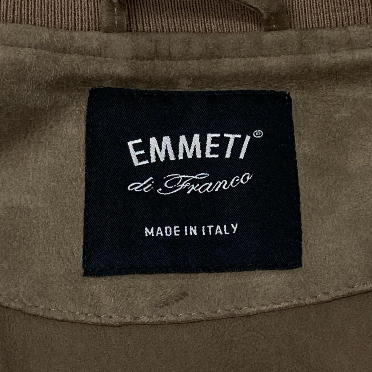 EMMETI MARCUS Suede Blouson Jacket Beige Size 44
