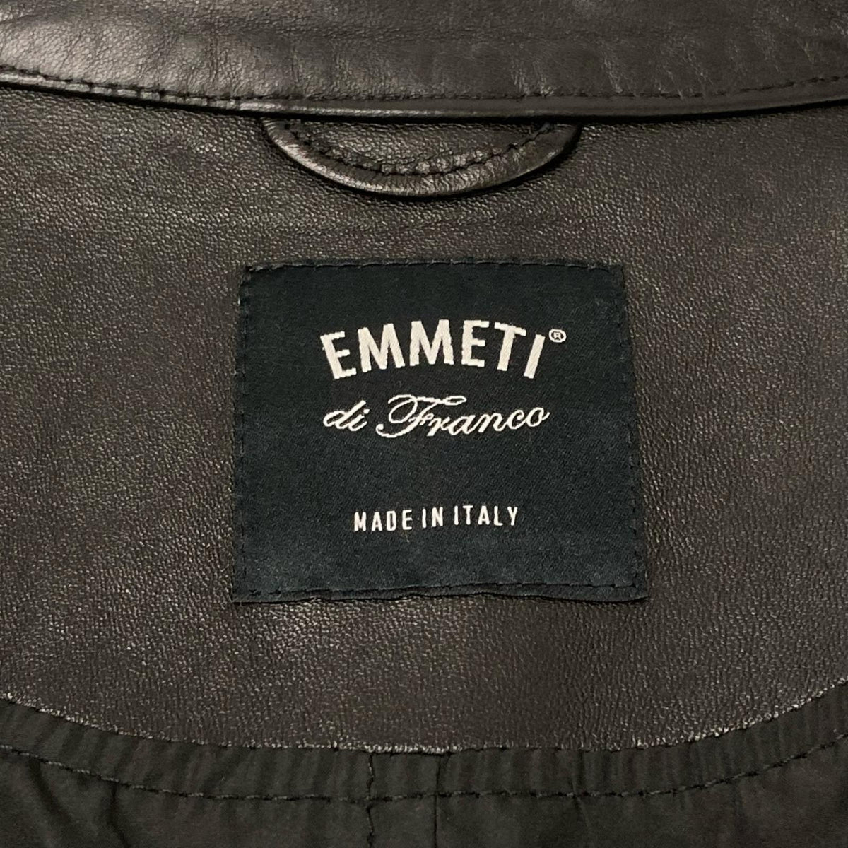 EMMETI GIAPPONE-078 JURI Lambskin Rider Jacket Size 44
