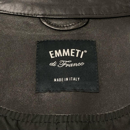 EMMETI GIAPPONE-078 JURI Lambskin Rider Jacket Size 44