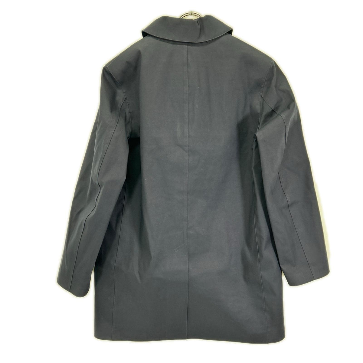 MACKINTOSH GR-1002D Cotton Balmacaan Coat Navy Size 34