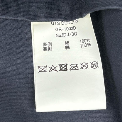 MACKINTOSH GR-1002D Cotton Balmacaan Coat Navy Size 34