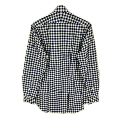 TOMORROWLAND PILGRIM Check Button-Down Black White Shirt Size 38