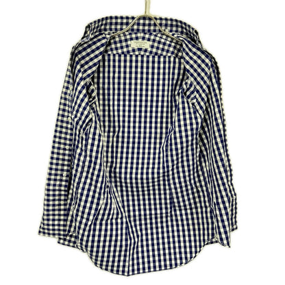 TOMORROWLAND PILGRIM Check Button-Down Black White Shirt Size 38