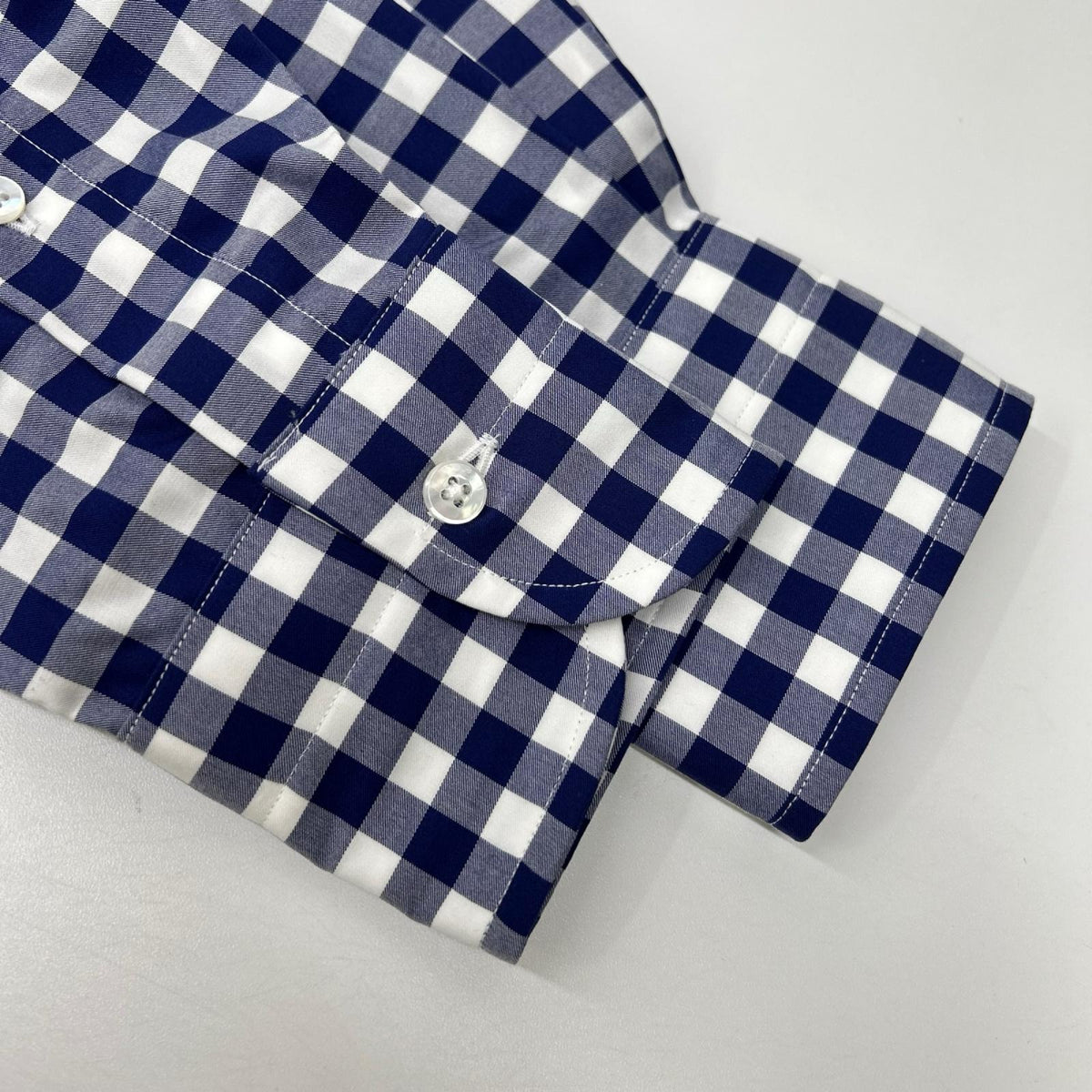 TOMORROWLAND PILGRIM Check Button-Down Black White Shirt Size 38