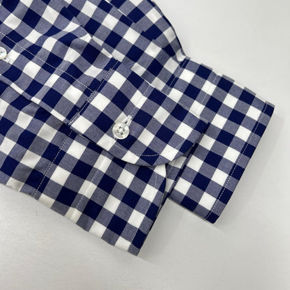 TOMORROWLAND PILGRIM Check Button-Down Black White Shirt Size 38