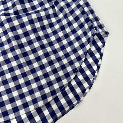 TOMORROWLAND PILGRIM Check Button-Down Black White Shirt Size 38