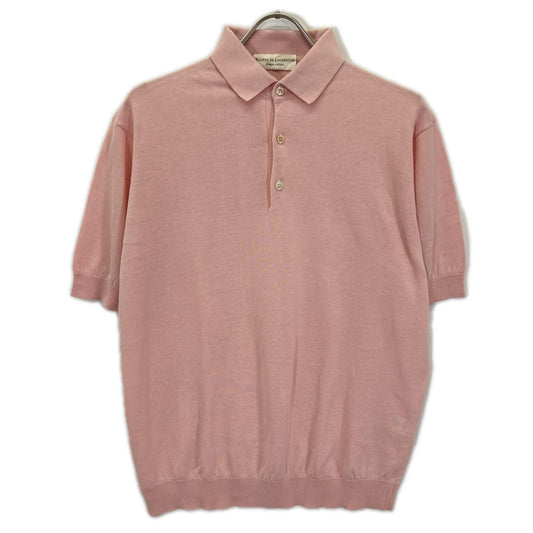FILIPPO DE LAURENTIIS Cotton Knit Polo Pink Size 50