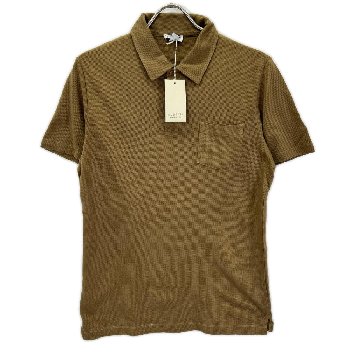 SUNSPEL Riviera Cotton Polo Beige Size 44