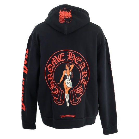 Chrome hearts x DEADLY DOLL 2023 Pullover Hoodie Size L