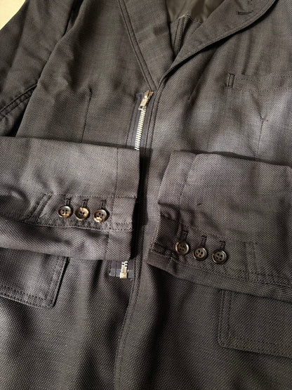 CDG HOMME DEUX 18SS Wool Zip Blazer Gray Size M