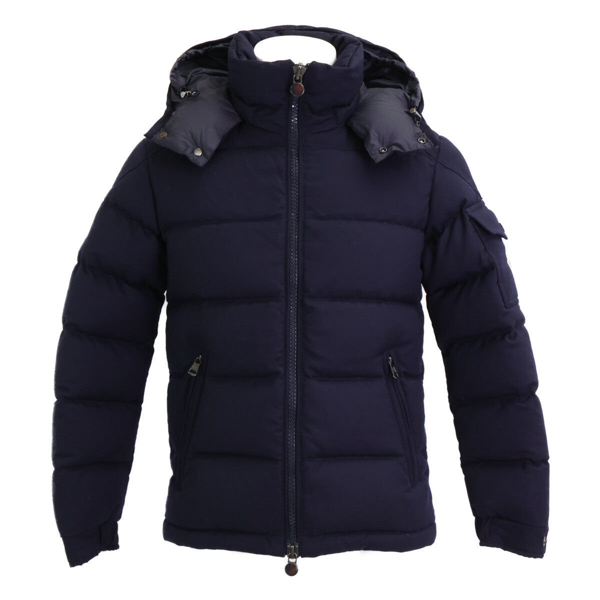 MONCLER Montgenevre Wool Down Jacket Navy Size 0