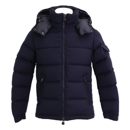 MONCLER Montgenevre Wool Down Jacket Navy Size 0