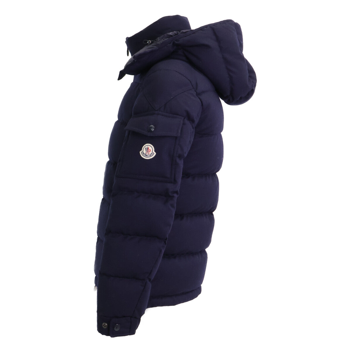 MONCLER Montgenevre Wool Down Jacket Navy Size 0