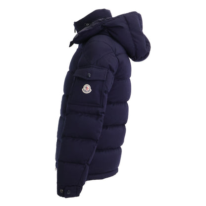 MONCLER Montgenevre Wool Down Jacket Navy Size 0
