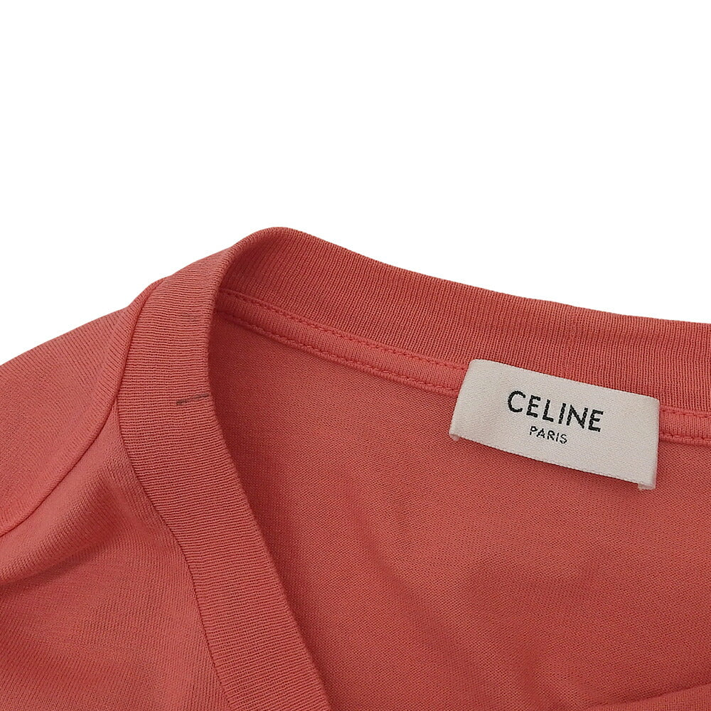 CELINE Gradient Logo T-Shirt Multi-color Size XS