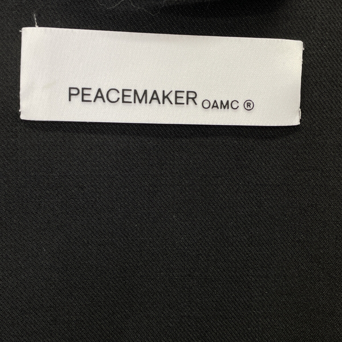 peacemaker 05AW Tech Shirt Black Size S