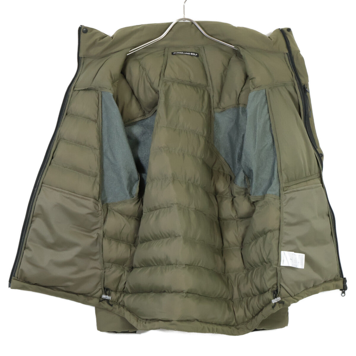 RUSSELUNO GOLF Padded Jacket Khaki Size 3