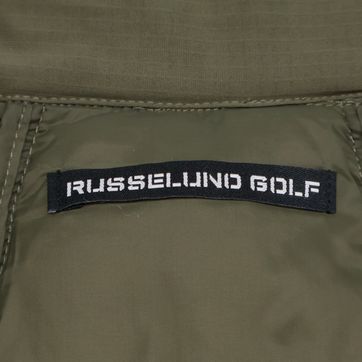 RUSSELUNO GOLF Padded Jacket Khaki Size 3