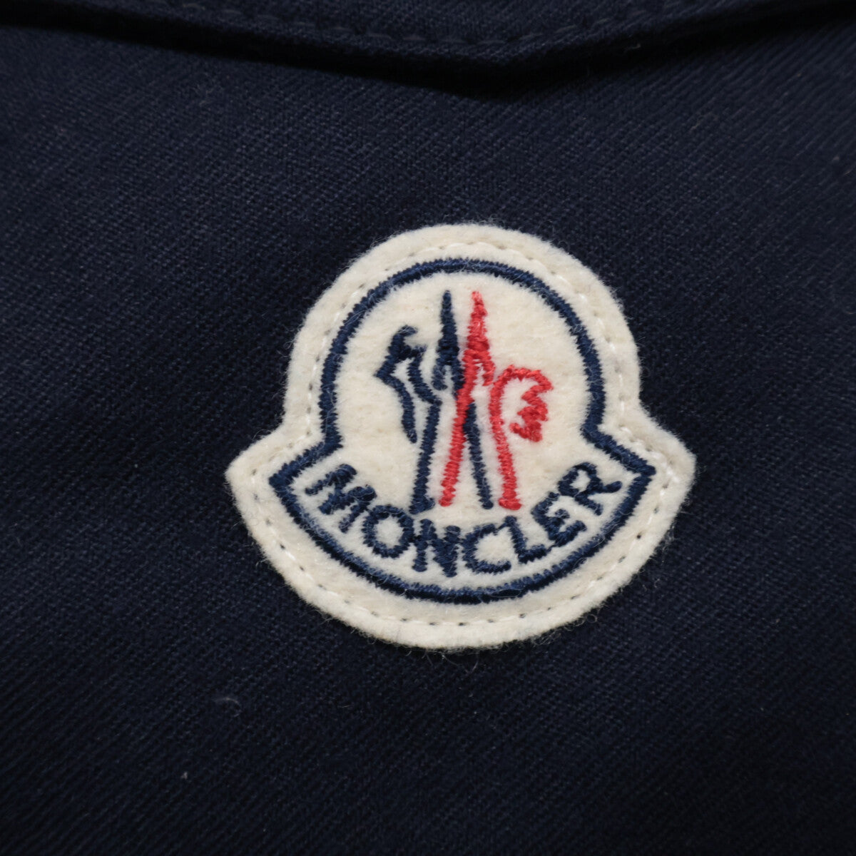 MONCLER Montgenevre Wool Down Jacket Navy Size 0