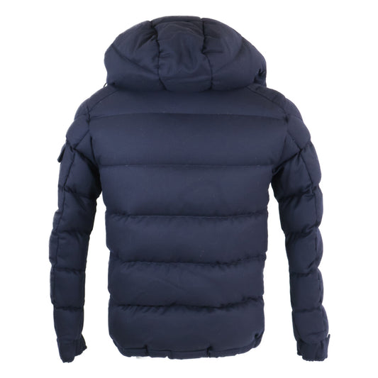MONCLER Montgenevre Wool Down Jacket Navy Size 0