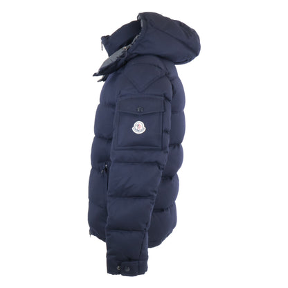 MONCLER Montgenevre Wool Down Jacket Navy Size 0