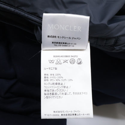 MONCLER Montgenevre Wool Down Jacket Navy Size 0