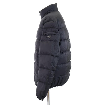 PRADA SGY091 Triangle Logo Down Jacket Black Size 54