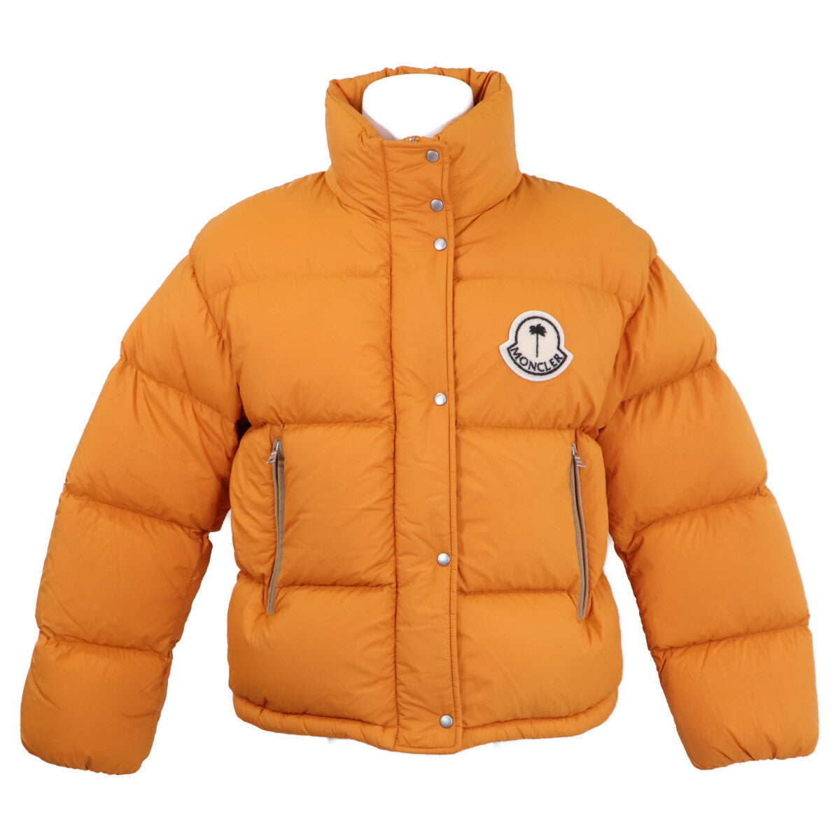 MONCLER GENIUS Palm Angels ANTORA Down Jacket Orange Size 0