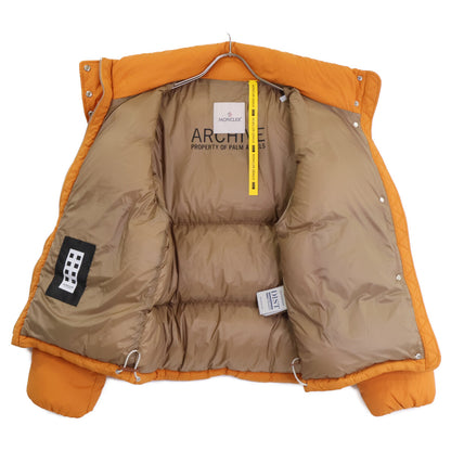 MONCLER GENIUS Palm Angels ANTORA Down Jacket Orange Size 0