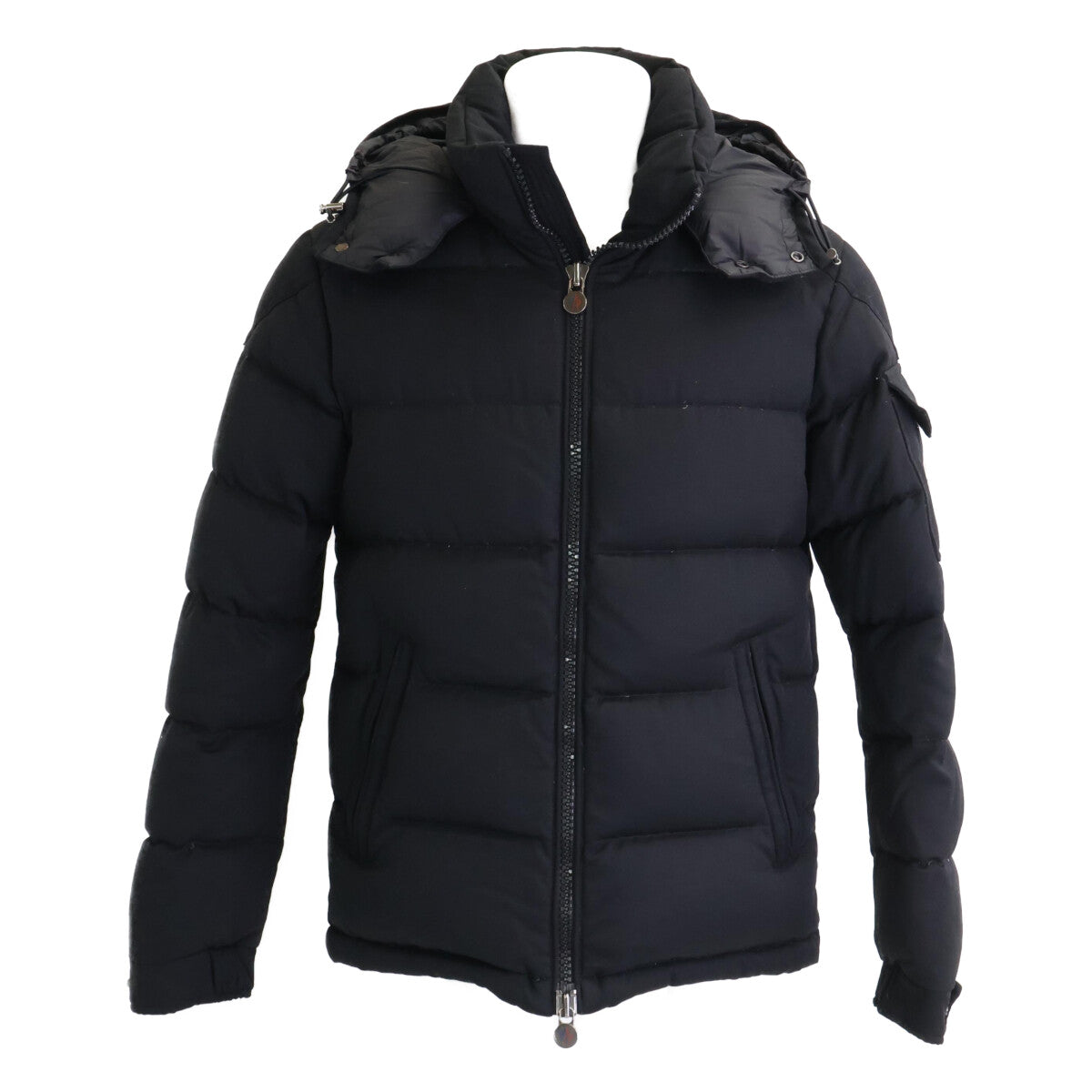MONCLER MONTGENEVRE Down Jacket Black Size 1