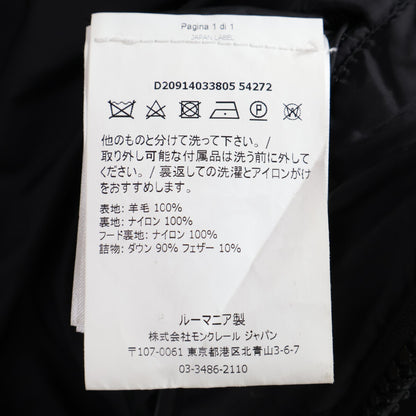 MONCLER MONTGENEVRE Down Jacket Black Size 1
