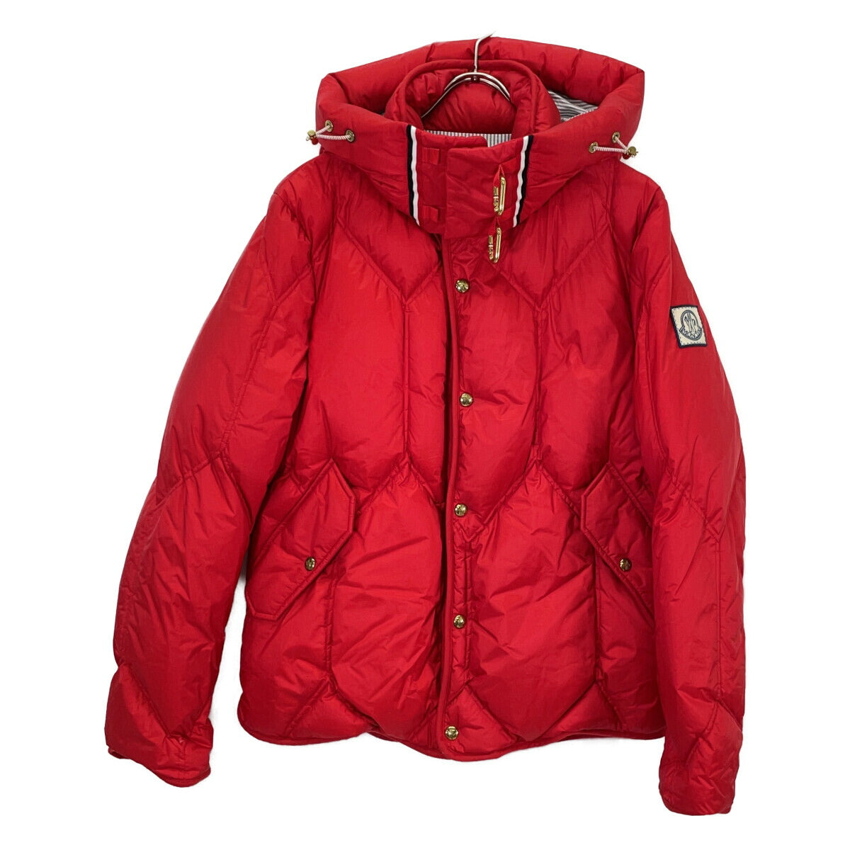 MONCLER Gamme Bleu Down Jacket Red Size 2