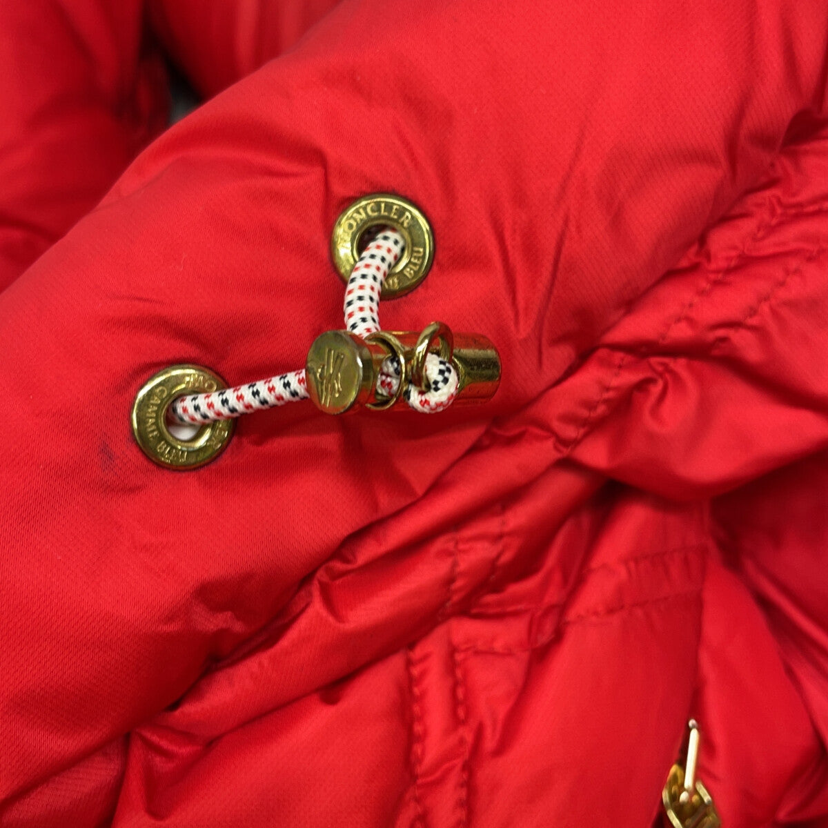 MONCLER Gamme Bleu Down Jacket Red Size 2