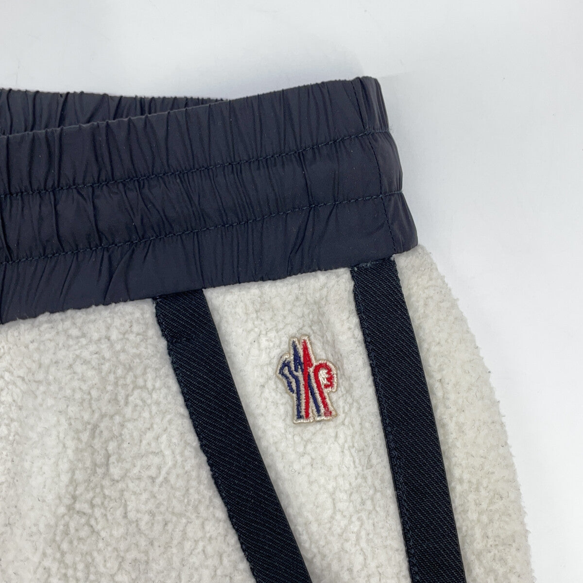 MONCLER 19 Grenoble Fleece Pants White Size XS