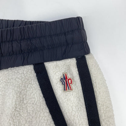 MONCLER 19 Grenoble Fleece Pants White Size XS