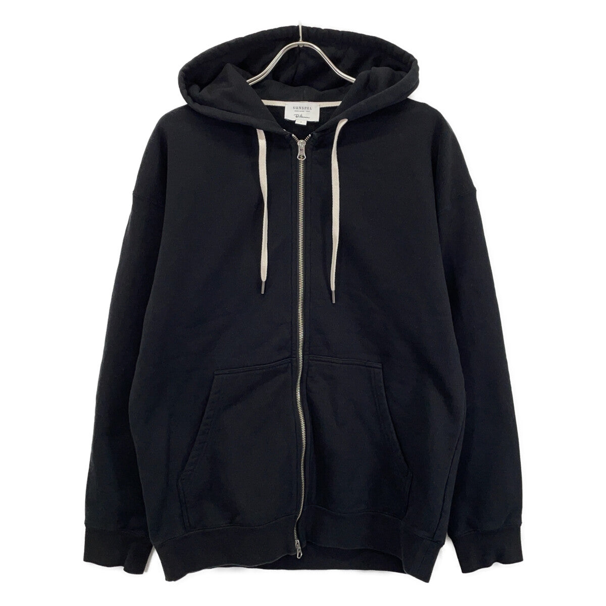 SUNSPEL Ron Herman Zip-Up Sweat Hoodie Black Jacket Size S
