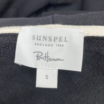 SUNSPEL Ron Herman Zip-Up Sweat Hoodie Black Jacket Size S