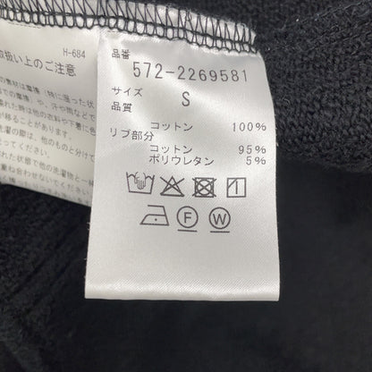 SUNSPEL Ron Herman Zip-Up Sweat Hoodie Black Jacket Size S